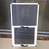 极速新款 西安金刚网防盗纱窗上下两推304不锈钢网丝适用外下悬窗