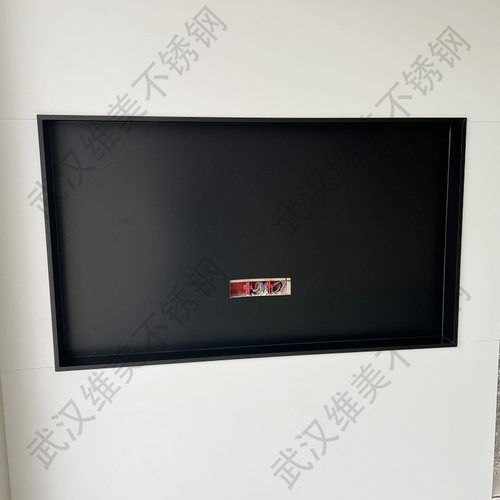 极速不锈钢壁龛隔板卫生间浴室金属电视不锈钢内嵌式柜成品置物架