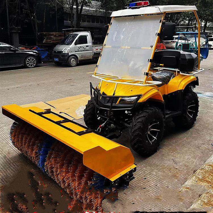 履带式全封闭沙滩车扫雪机 物业环卫街道冬季积雪清雪车