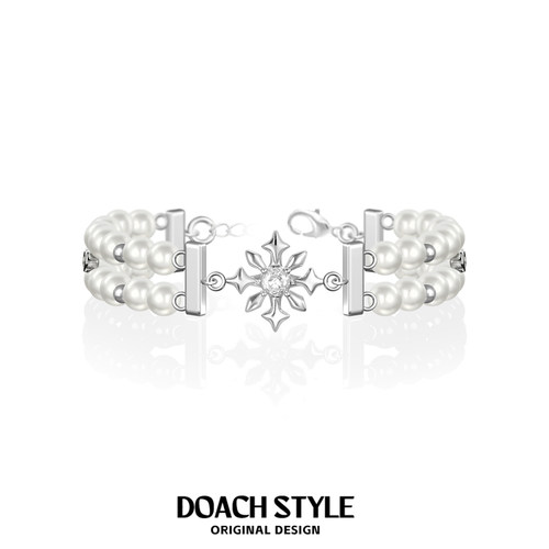 DOACH原创星芒珍珠双层手链