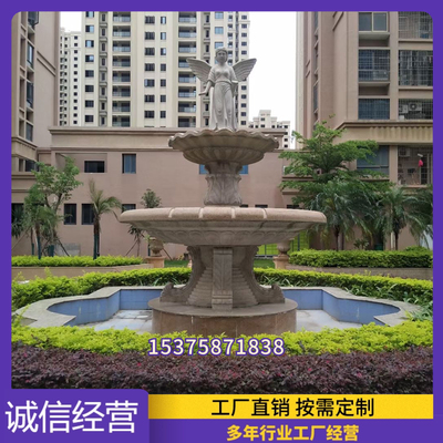 大型水钵广场欧式水景流水喷泉