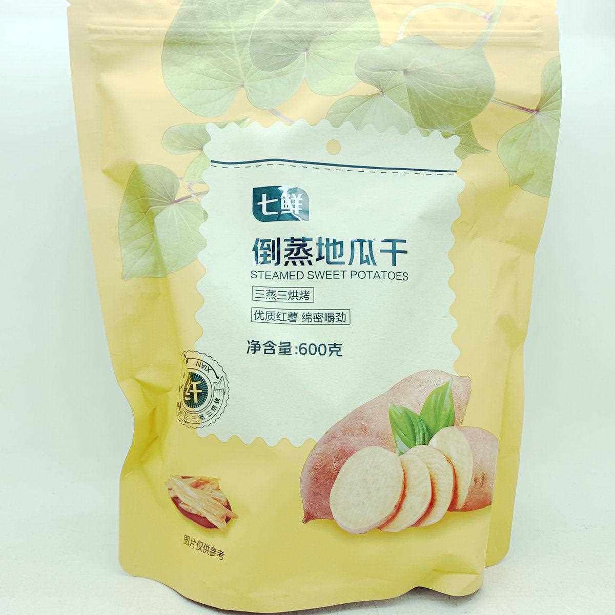 七鲜倒蒸地瓜干去核西梅干厚切苹果干果脯办公聚会露营零嘴食热卖