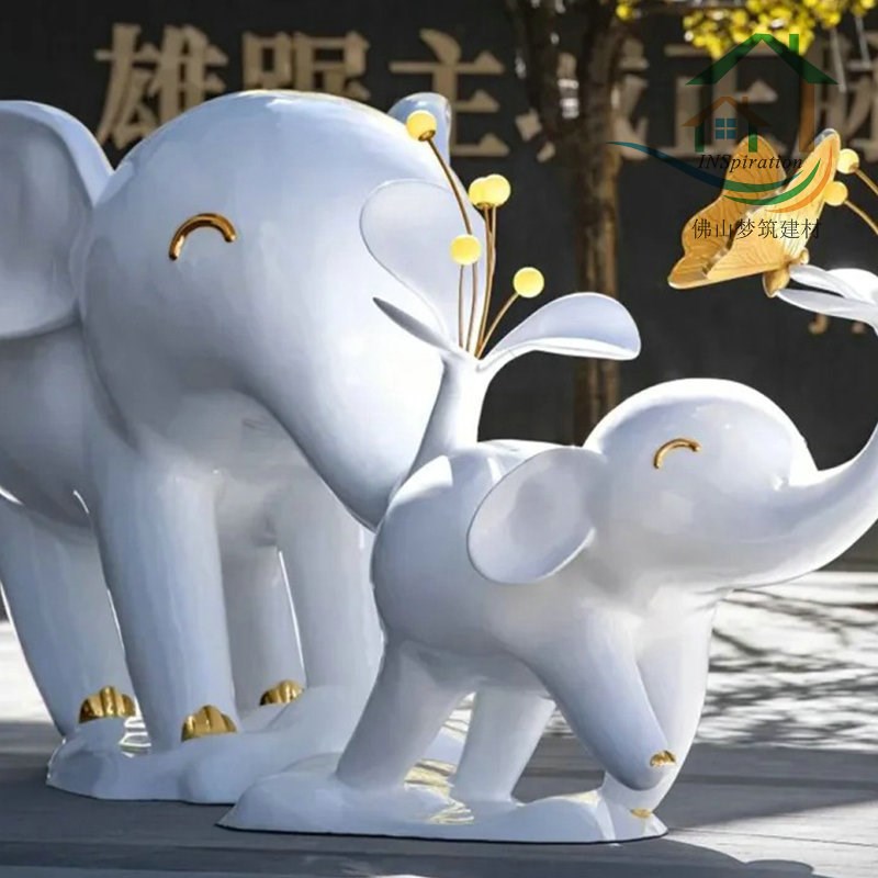 速发熊猫玻璃钢雕塑园林景观小品大型公园景区草坪户外装饰品摆件