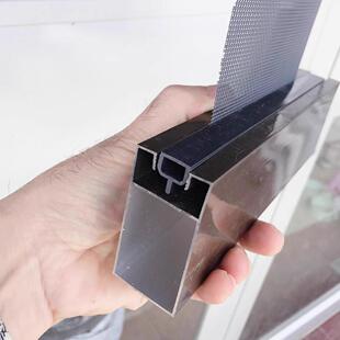 金刚网90光企压条 纱网移门压条 铝工艺门压条纱窗收口100支起订