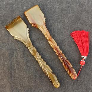天然牛角不求人老头乐挠痒痒挠抓背头按摩工具不伤皮肤长23 25CM