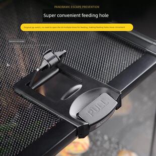 爬行动物宠物玻璃水箱，睫毛角，壁虎繁殖箱，鬃狮蜥蜴，蛇角蛙，