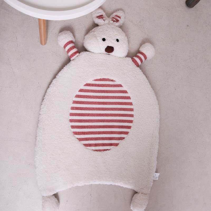 兔子儿童房床边脚垫子 爬行垫防滑隔凉垫卧室地垫沙发椅子坐垫