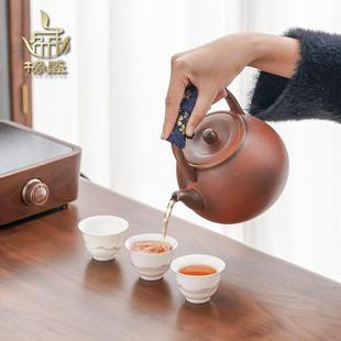 高档炭炉茶壶套装 榜盛火山石煮茶壶煮茶器电陶炉煮茶炉家用新中式