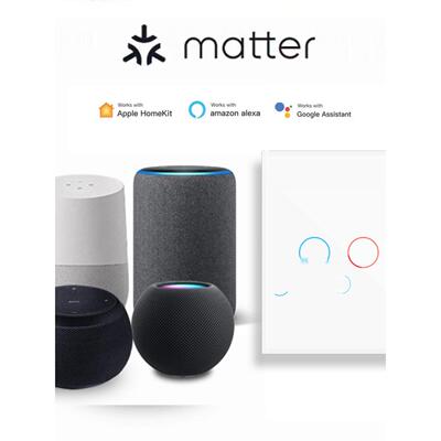 matter扫码homekit单零火通用86开关面板智能家居siri语音远程