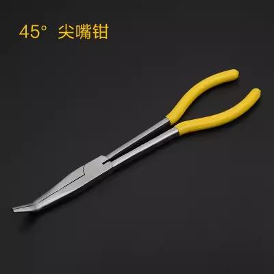 德国进口专业加长尖嘴钳11寸防滑耐弯折275mm精密电子维修工具组