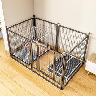 宠物围栏中型犬狗狗围栏小型犬狗笼子一室一厅一卫狗栅栏门栏室内