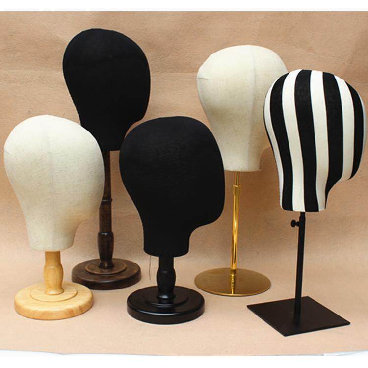 可插针男女头模 头饰展示架 假人头 台式帽架 帽子展示道具