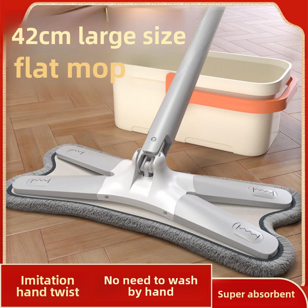2024新蝴蝶平板拖地器物，懒人，免提，扭水型，一个拖把清洁