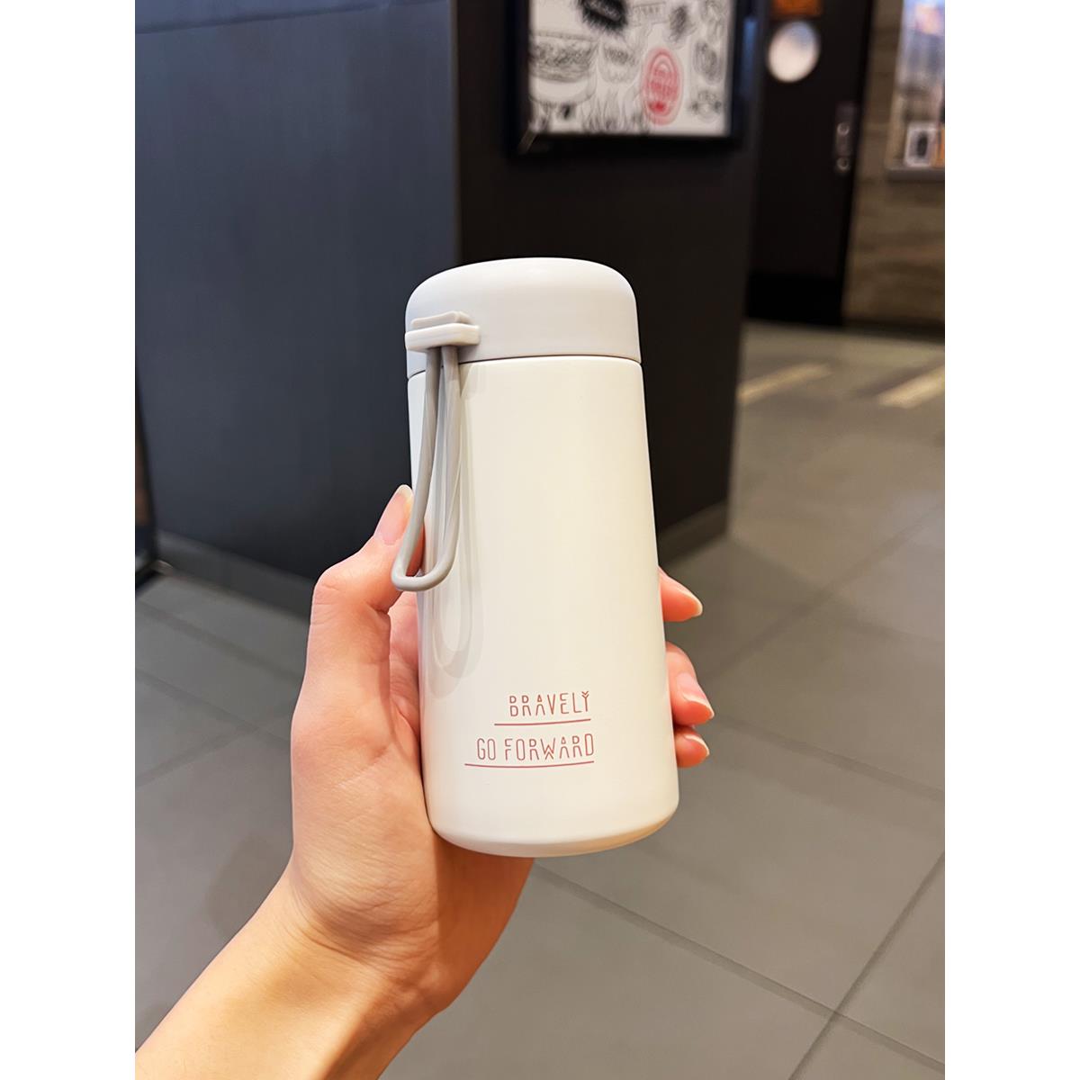 可爱保温杯女生轻巧便携水杯口袋杯270ml容量高颜值定制杯子小巧