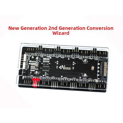 仪衡科技RGB转换精灵12V转5V ARGB信号增强 PWM温控调速器 集线器