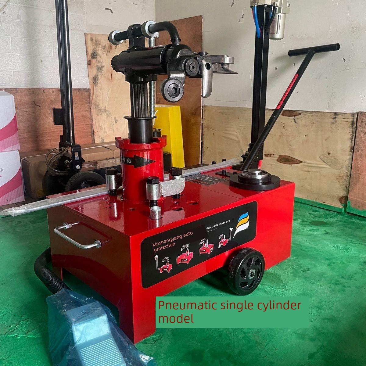 的真空轮胎去除机，大型汽车，小型卡车，汽车轮胎，通用气动真空