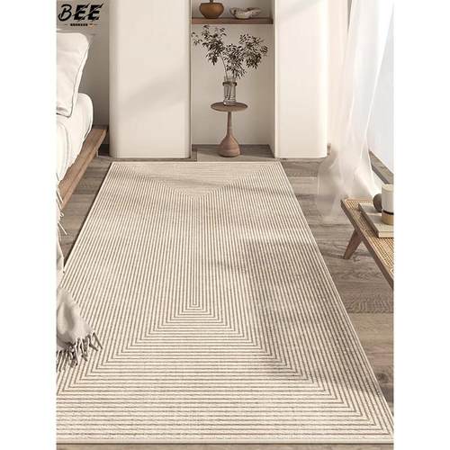 德国地毯卧室床边地板垫阳台覆古Wabi-Sabi风格客厅纯色房间飘窗