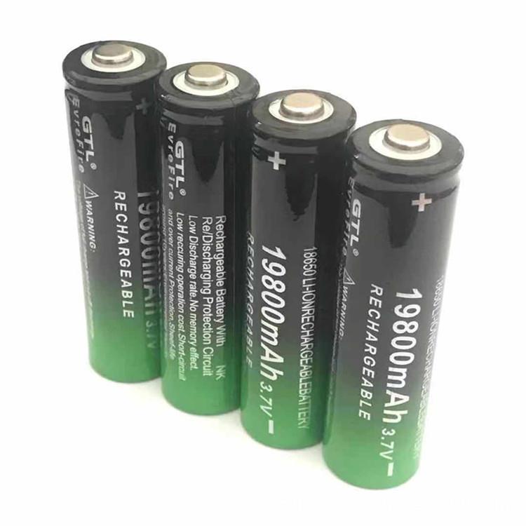 外贸爆款18650跨境电商热卖19800mah3.7V手电筒充电池ebay热卖