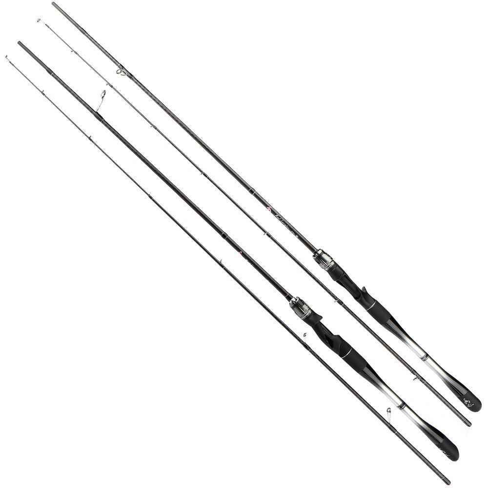 路亚竿直枪柄M快调2.1米远投翘嘴鲈鱼鳜鱼路亚鱼竿碳素路亚杆