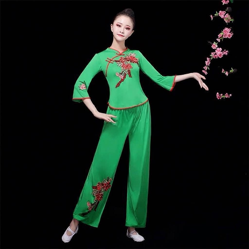 新款广场舞服装女春款民族舞蹈