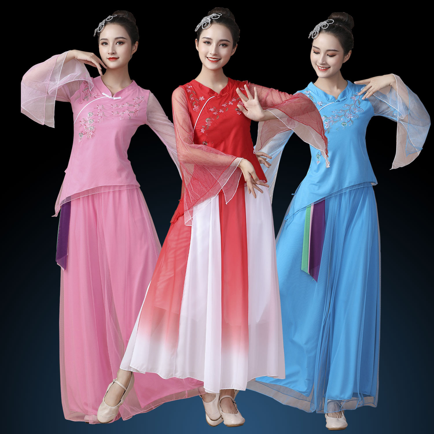 云裳广场舞服装新款套装女春季跳