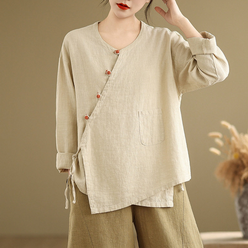 新款禅服女佛系禅意女装春夏外套