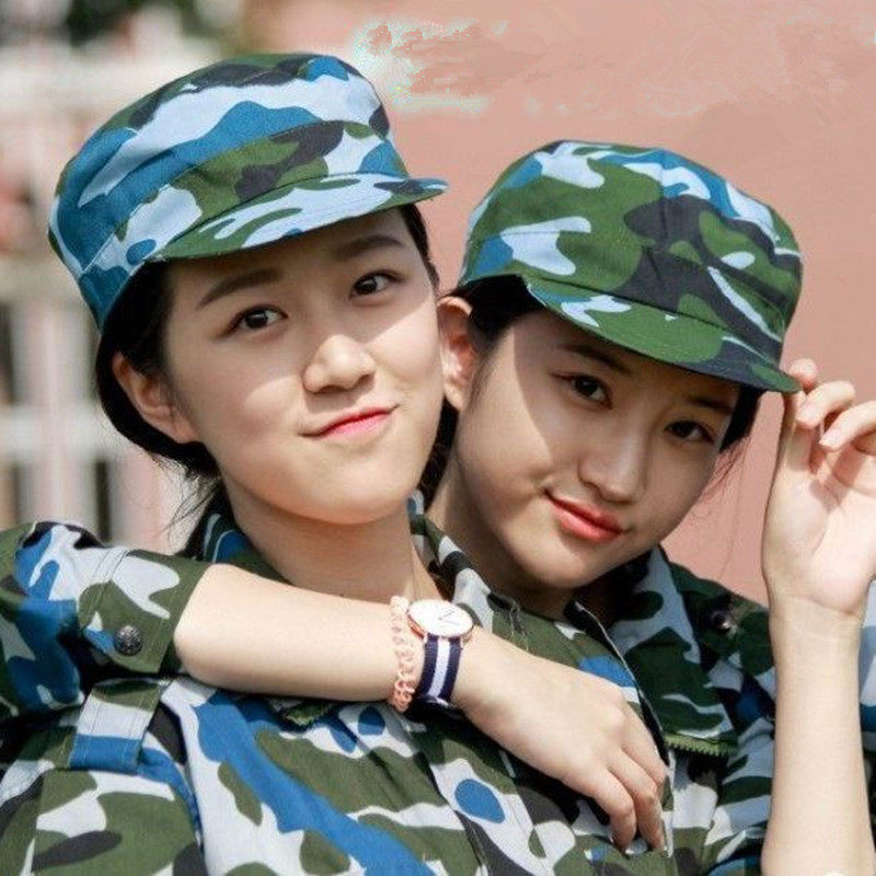 迷彩服套装男夏季长袖外套户外作训工作服中大学生全套军训服