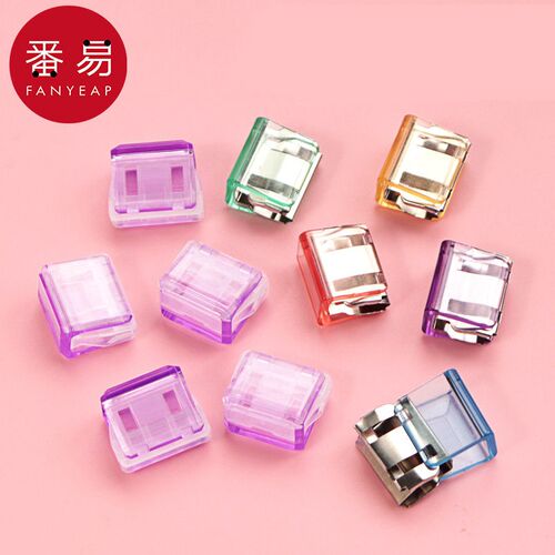 速发推夹器B1pq801-票夹文件小夹子固定收纳纸张彩色推推夹文具用
