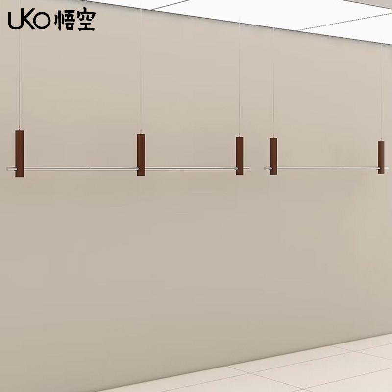女装店挂衣架悬挂架实体店装修木服装店展示架服装店吊顶架陈列架