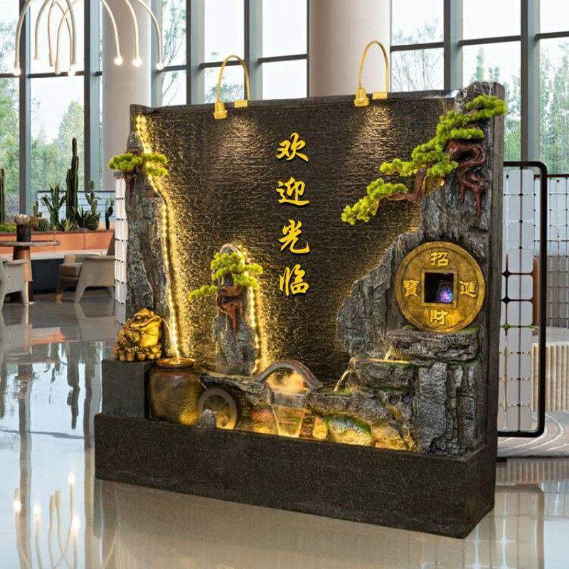 客厅别墅庭院水景水幕墙假山流水喷泉装饰景观造景流水墙背景摆件,家居饰品,装饰摆件,淘宝优惠券,粉丝福利购,淘宝优惠卷