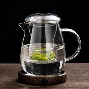 加厚玻璃泡茶杯茶水分离冲茶器家用男女办公杯带盖大容量功夫茶具