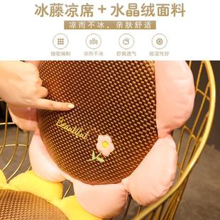 花朵乳胶坐垫屁垫透气凉垫冰垫椅子垫办公室久坐板凳座垫屁股垫子