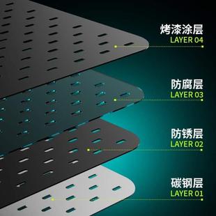 卓猫夹贴板置物架桌面洞洞电电脑桌夹免 收纳桌上打孔磁吸竞桌桌式