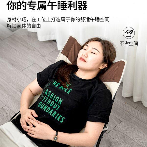 午休折叠床办公室午休神器小型午睡椅便携式躺椅户外露营沙滩椅子