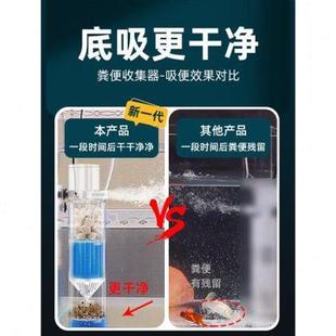 高档鱼缸过滤器循环系统水泵制氧一体机小型吸粪三合美鱼圆形鱼马