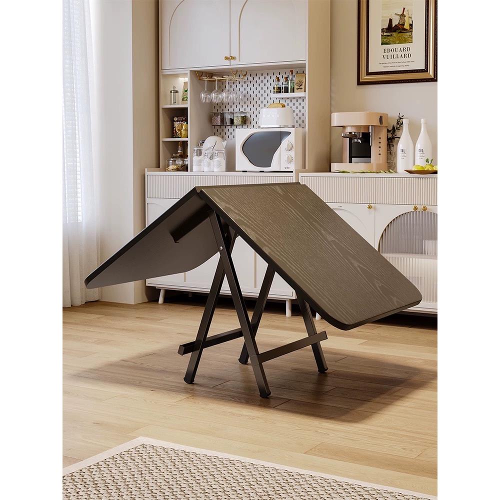 可折叠桌餐桌家用小户型简易长方形小方桌吃饭桌椅宿舍摆摊可携式