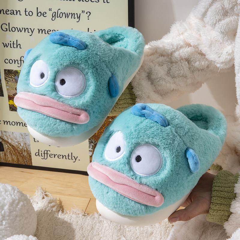 小丑鱼棉拖鞋女冬季室内居家用可爱儿童亲子情侣保暖毛绒包跟棉鞋,居家布艺,居家棉拖/棉鞋,淘宝优惠券,粉丝福利购,淘宝优惠卷