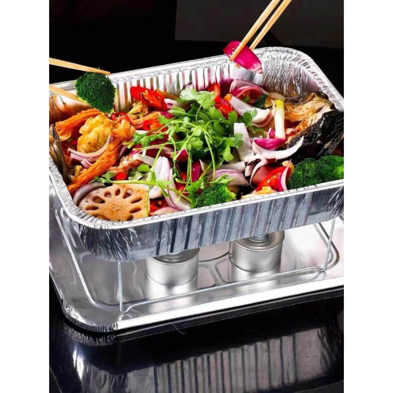 锡纸烤鱼外卖打包盒商用餐盒加热即食烤鱼架全套烤鱼盘野餐火锅,餐饮具,一次性餐盒,淘宝优惠券,粉丝福利购,淘宝优惠卷