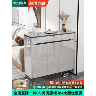 鞋柜家庭入口入口柜集成全新2025流行大容量多层储物柜入口走廊柜