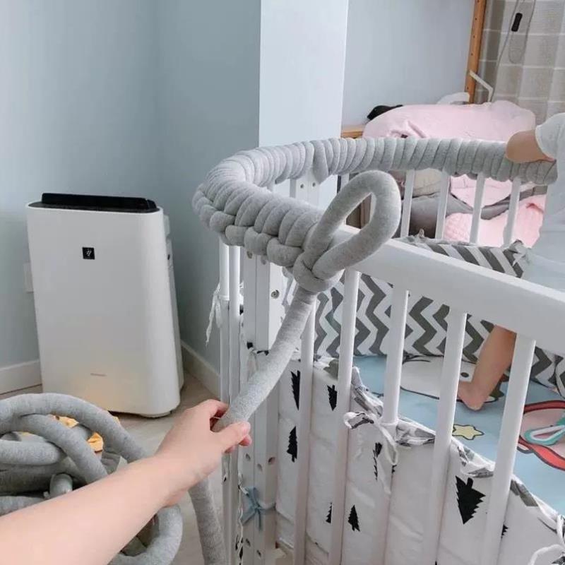转圈圈防撞条婴儿床围栏软包防磕碰啃咬儿童床护栏包边加厚粗棉线