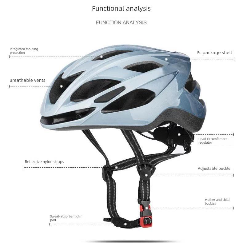 骑行头盔专业自行车破风头盔男夏季山地车公路车安全帽女单车装备