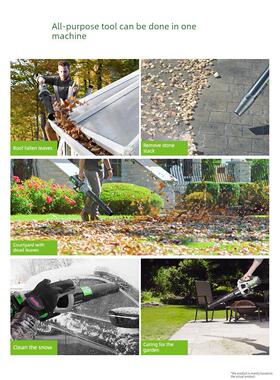 EGO 56V锂电强力吹风机无刷除尘器吹水机吹树叶工业级鼓风机7650E