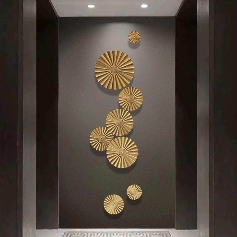 现代轻奢风沙发背景墙上装饰品壁饰创意金属铁艺客厅卧室墙面装饰,家居饰品,壁饰,淘宝优惠券,粉丝福利购,淘宝优惠卷