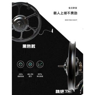 19.6英寸V/48V350W/400W防水可折叠锂电池电动车无刷电机集成轮齿
