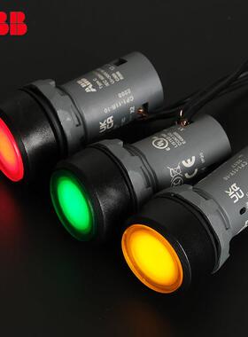 Abb点亮按钮Cp1-11G-10自覆位启动停止Cp1-12Y/13R-01开关24 220V
