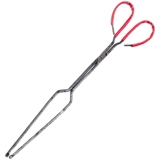 Длинные старые модные огненные щипцы соты на угольные и железные щипцы с плоской мусорной засорой крючок крюк угольный глянцевый огонь