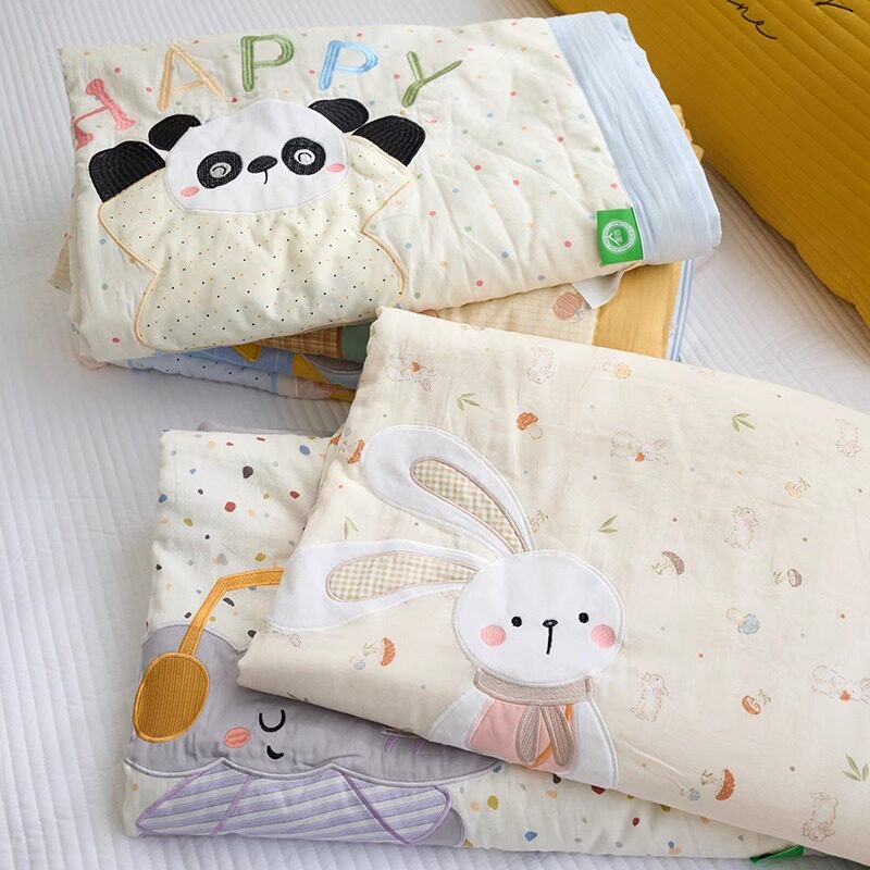 A类全棉纯棉儿童被子婴儿专用空调被宝宝夏凉被幼儿园午睡120x150