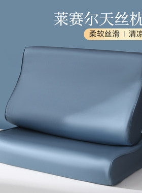 兰精天丝乳胶枕套40x60cm可机洗