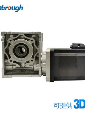 86蜗轮减速无刷电机DC48V565W3000RPM减速比5-100