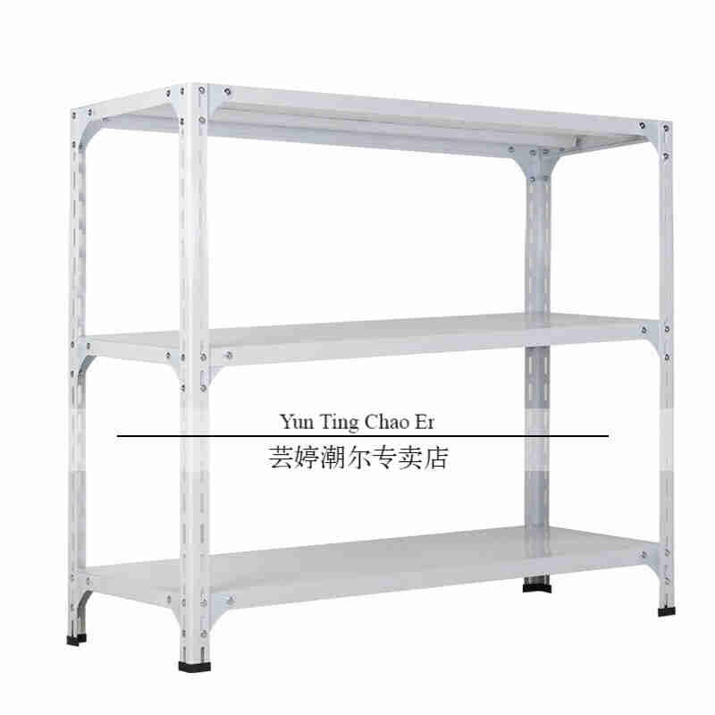 新款新三层家用小货架角钢货架置物储物仓储仓库家用简易超市展示